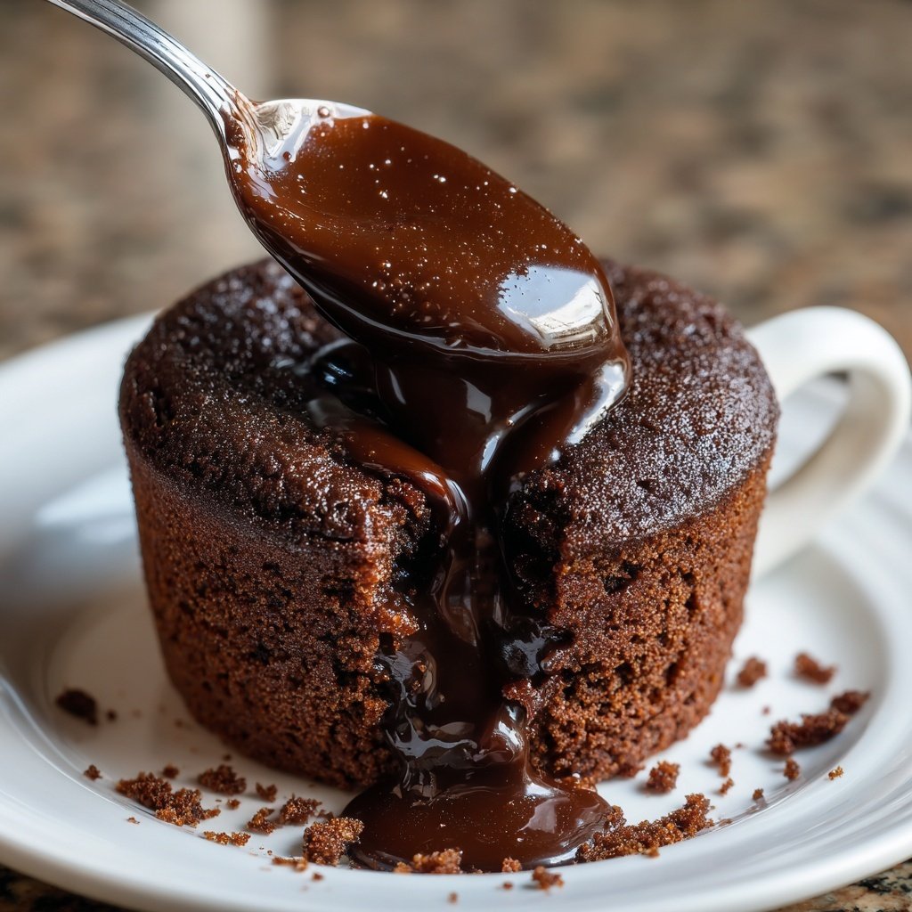 Schokoladen-Mikrowellen-Tassekuchen