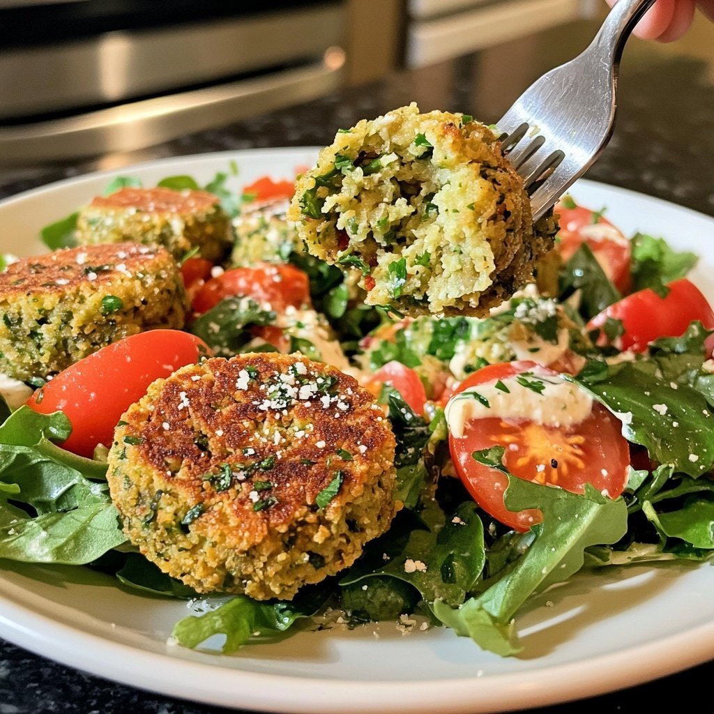 Falafel auf Salat