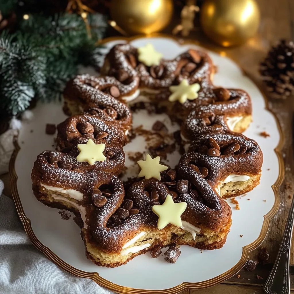 Festliche Blätterteig-Tannenbäume