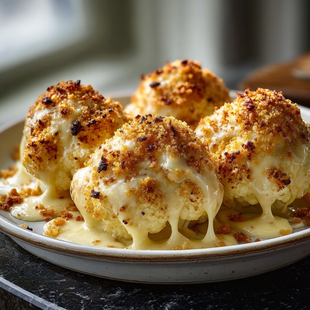 Blumenkohl mit Käsesauce
