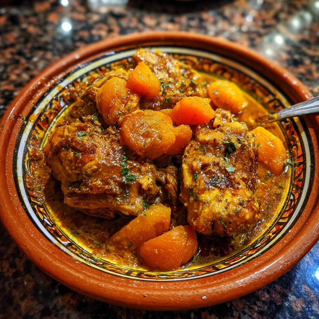 Internationale Küche Marokkanisches Hähnchen-Tagine
