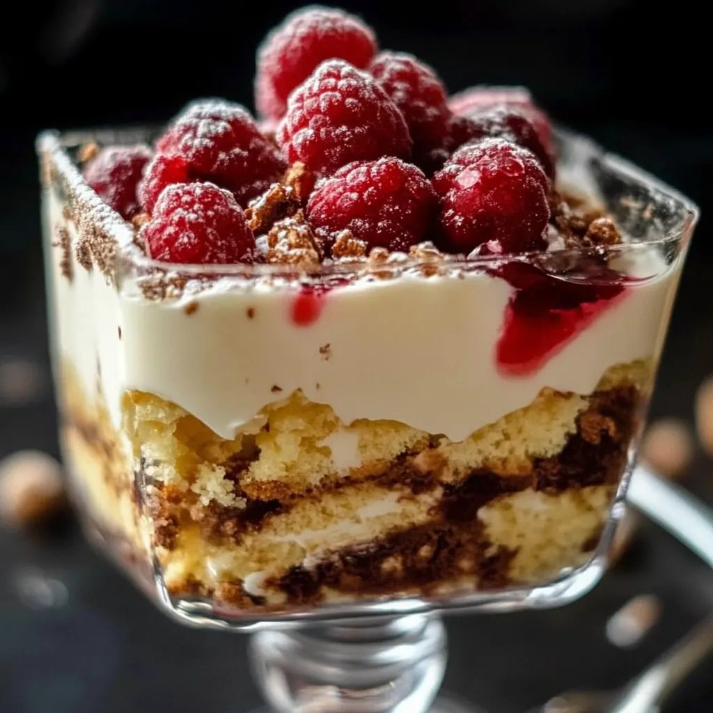 Kirsch Tiramisu mit Cantuccini