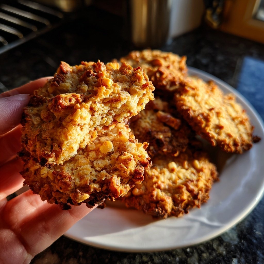Haferflocken-Walnuss-Plätzchen
