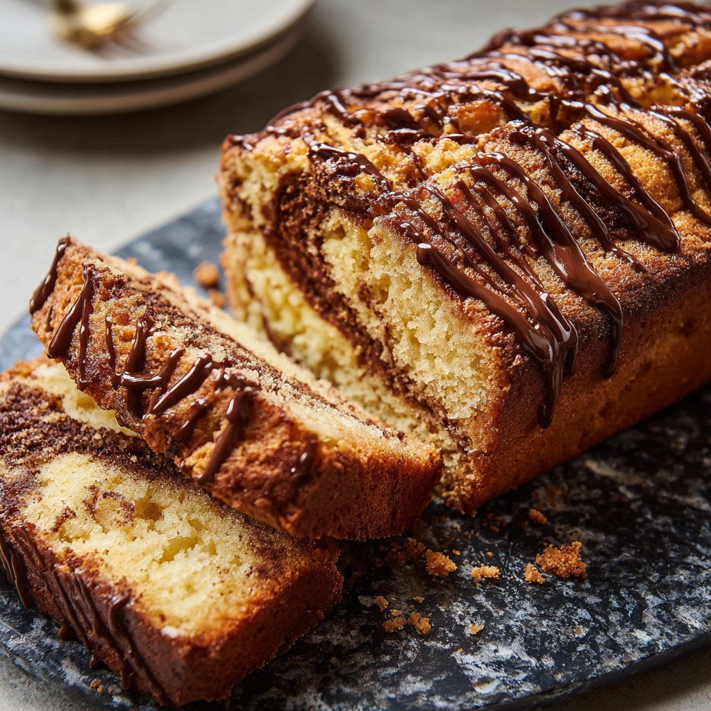 Blechkuchen mit Schoko-Swirl