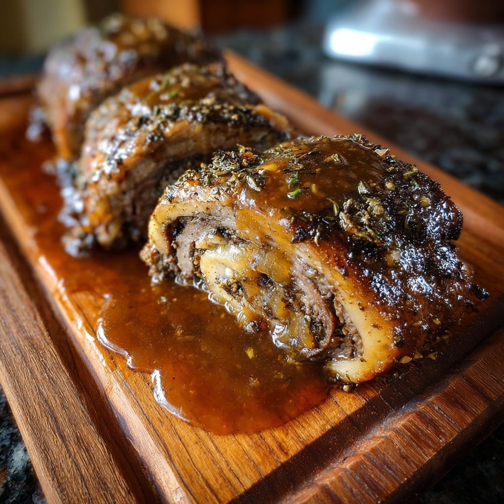 Hausmannskost Rinderrouladen mit Rahmsoße