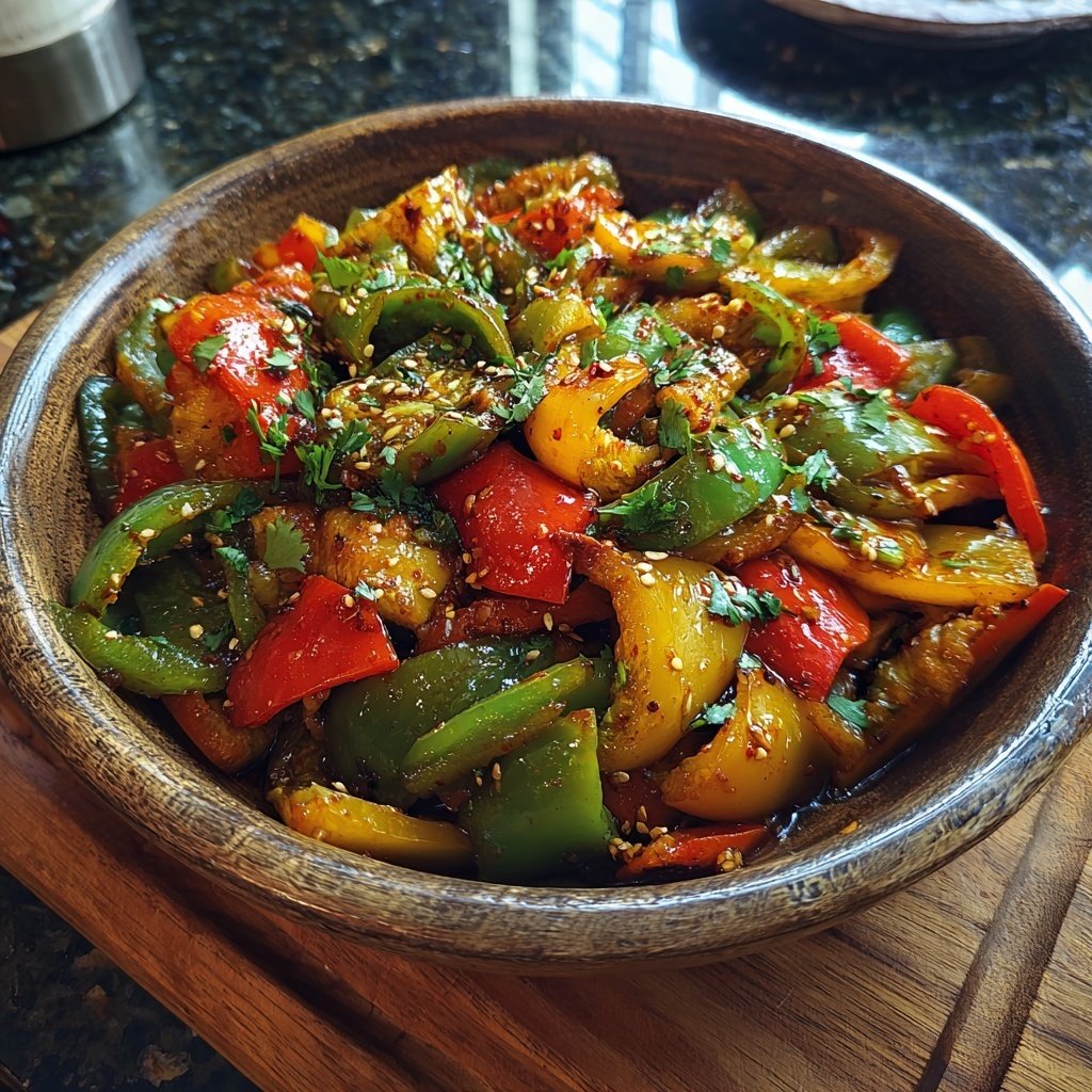 Kalorienarme Gemüsepfanne Mit Paprika